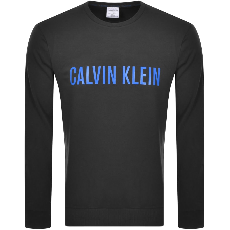 Alternative Image for ProductCalvin Klein Logo Crew Neck Sweatshirt Grey1