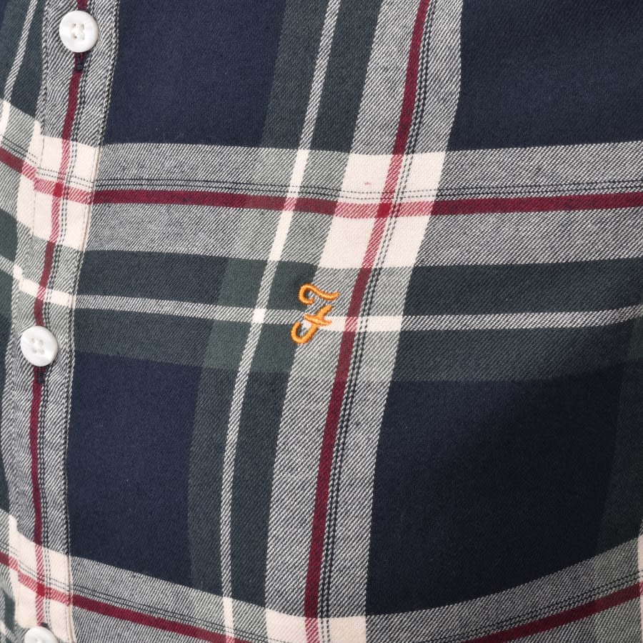 Alternative Image for ProductFarah Vintage Krone Check Shirt Navy3