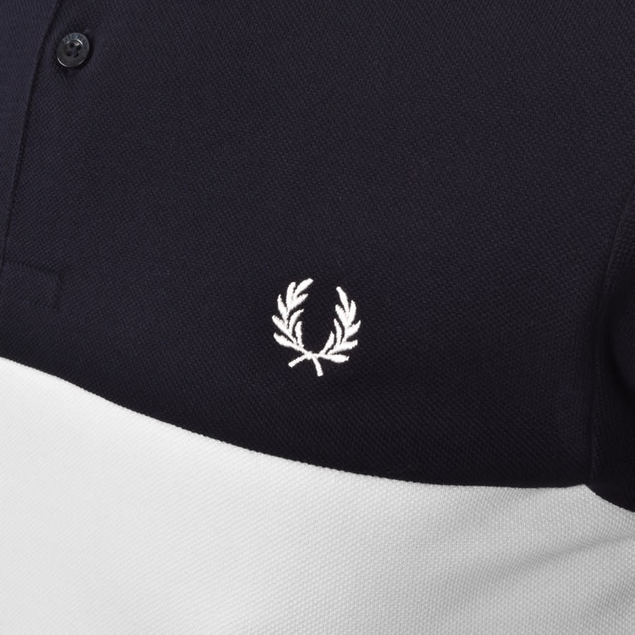 Alternative Image for ProductFred Perry Colour Block Polo T Shirt Navy3