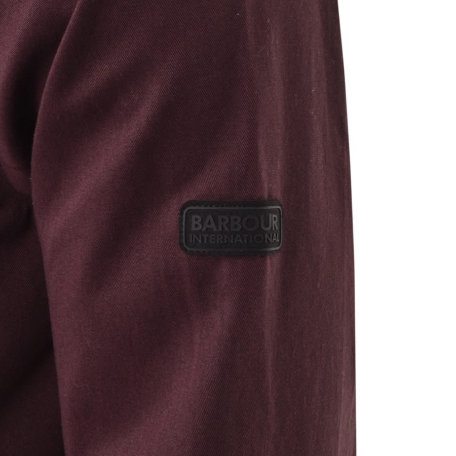 Alternative Image for ProductBarbour International Patch Overshirt Burgundy3