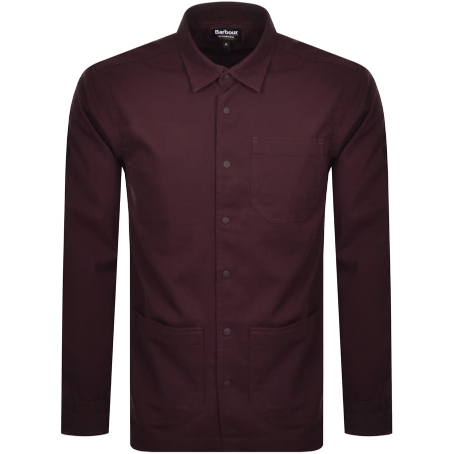Alternative Image for ProductBarbour International Patch Overshirt Burgundy1