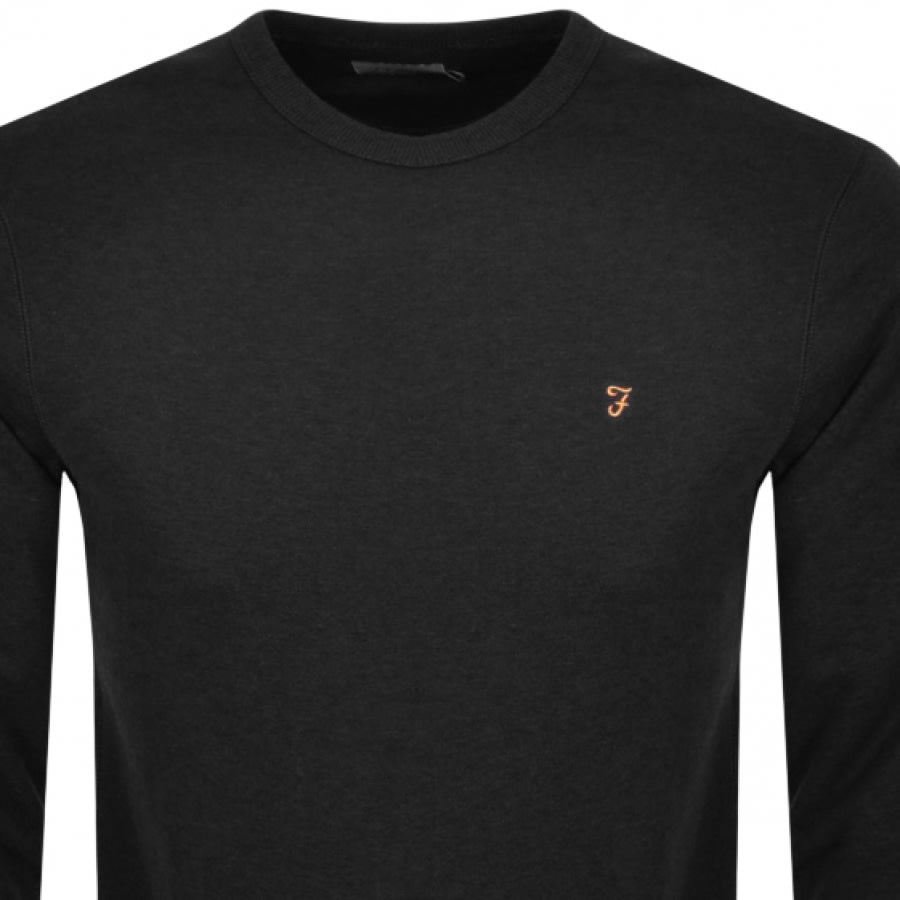 Alternative Image for ProductFarah Vintage Tim Sweatshirt Black2