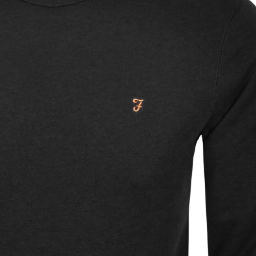 Alternative Image for ProductFarah Vintage Tim Sweatshirt Black3