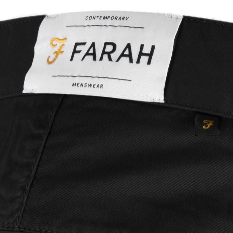 Alternative Image for ProductFarah Vintage Elm Chino Trousers Black3