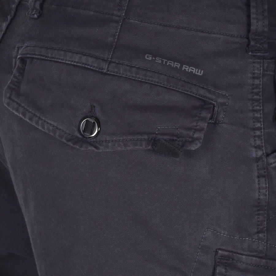 Alternative Image for ProductG Star Raw Roxic Straight Cargo Trousers Navy3