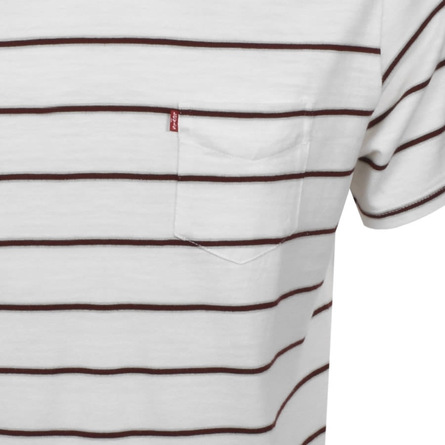 Alternative Image for ProductLevis Pocket Logo T Shirt White3