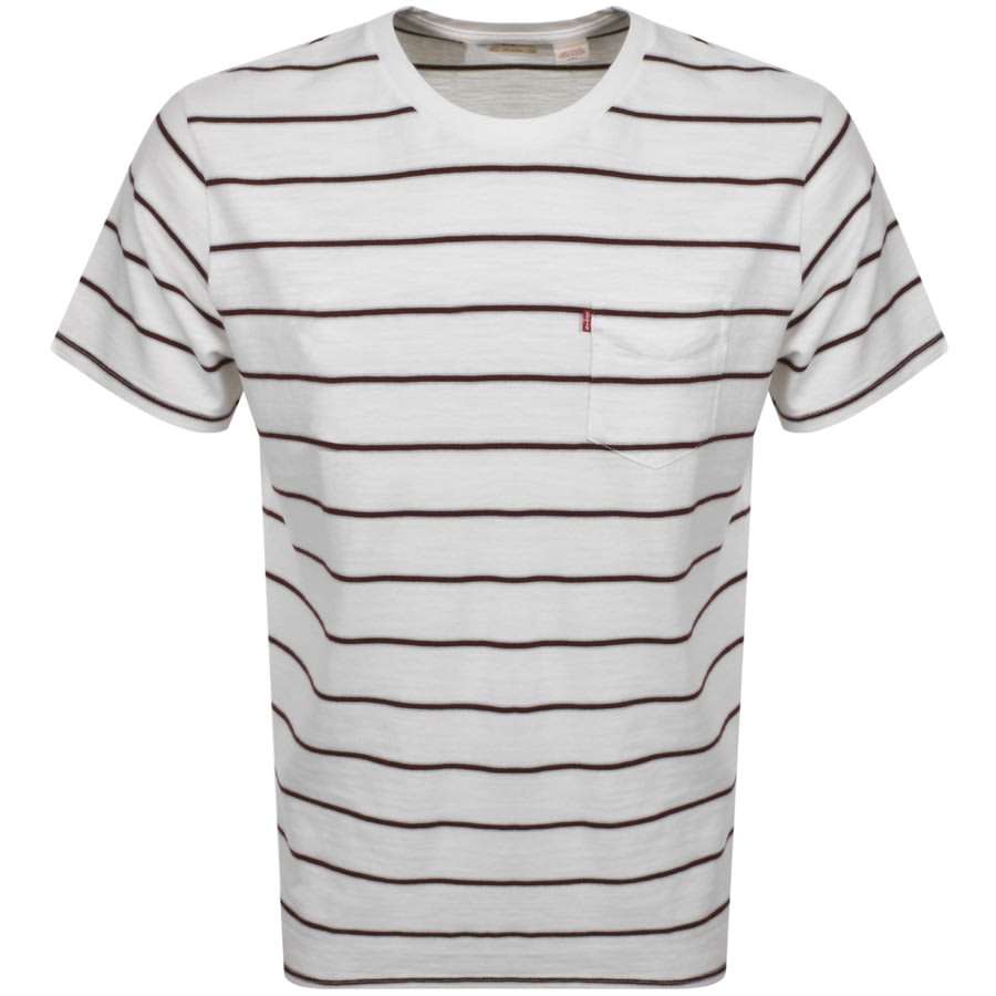 Alternative Image for ProductLevis Pocket Logo T Shirt White1