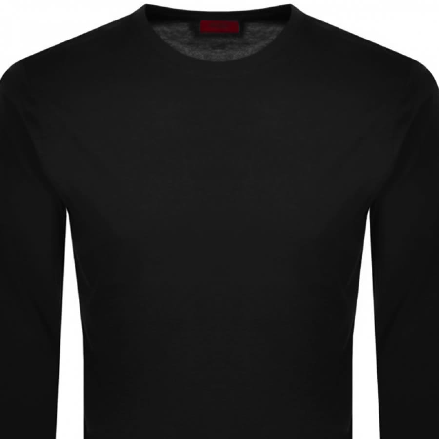 Alternative Image for ProductHUGO Demeo Long Sleeved T Shirt Black2