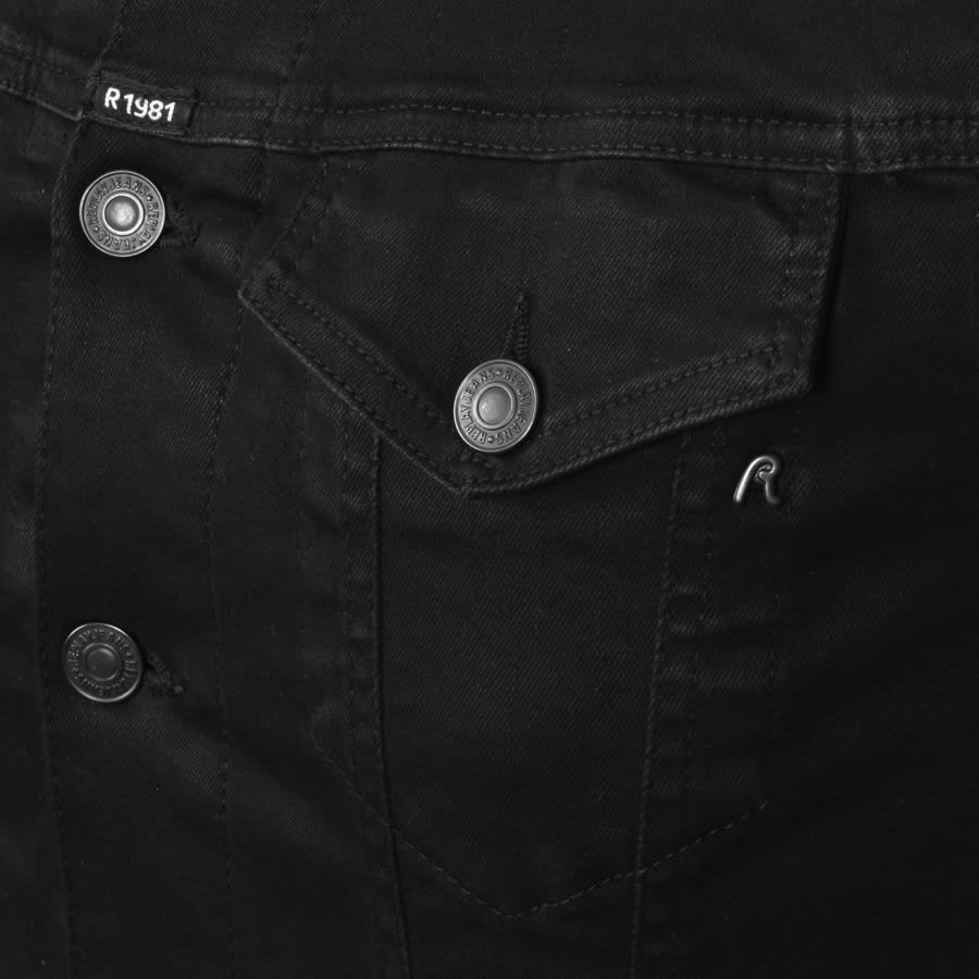 Alternative Image for ProductReplay Logo Jacket Black3