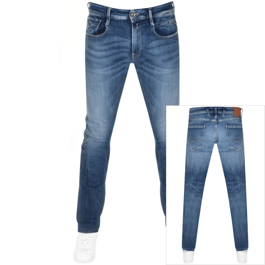 Alternative Image for ProductReplay Anbass Jeans Blue1