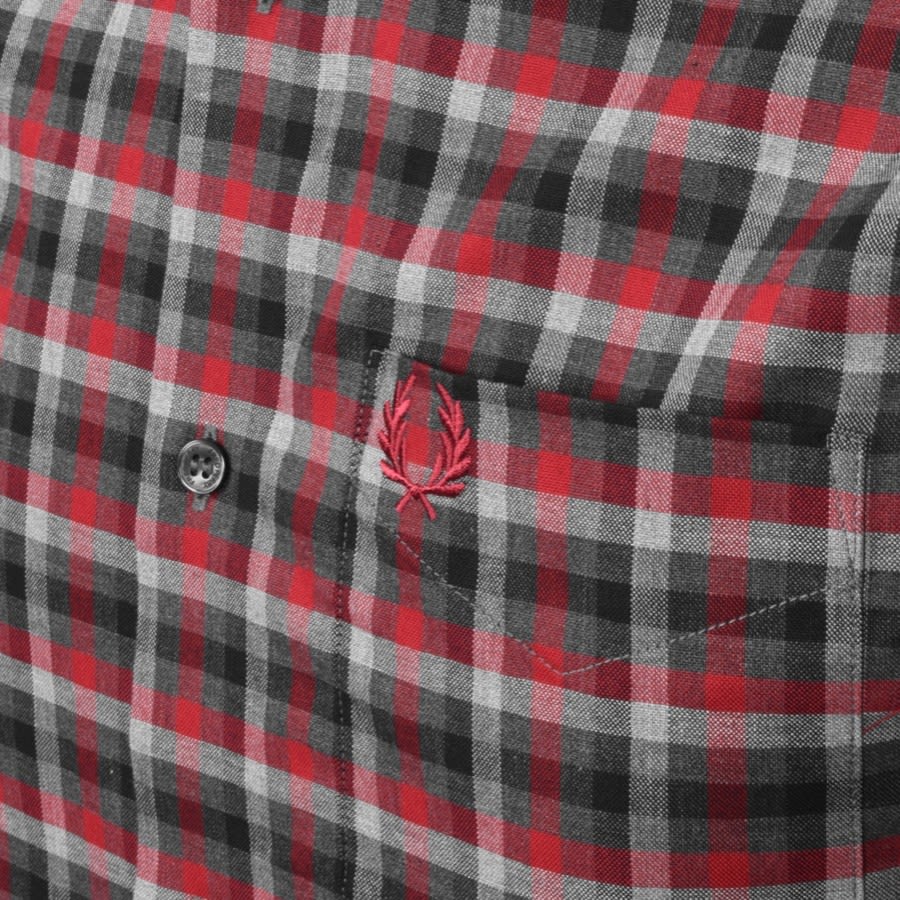 Alternative Image for ProductFred Perry Gingham Check Shirt Red3