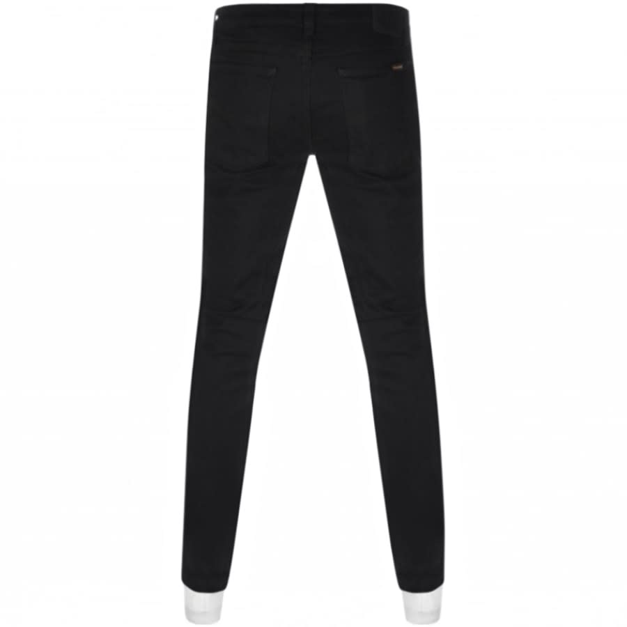 Alternative Image for ProductNudie Jeans Lean Dean Slim Tapered Jeans Dry Black2