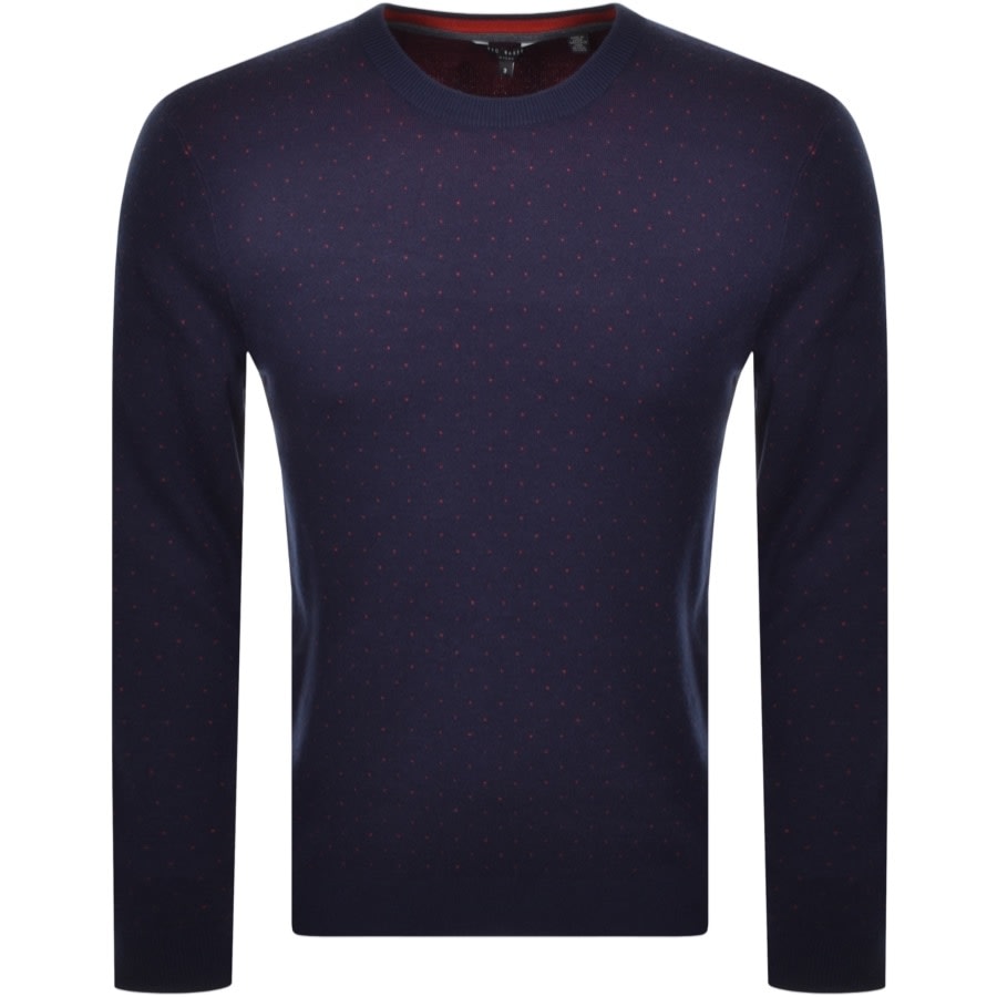 Alternative Image for ProductTed Baker Dotted Jumper Navy1