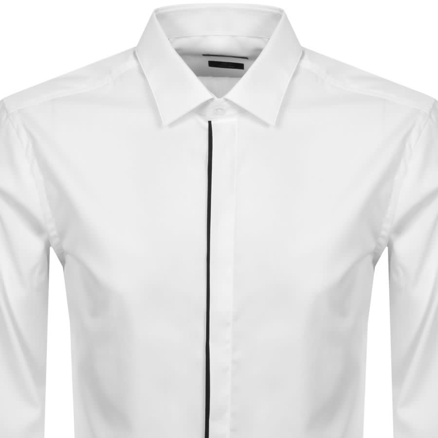 Alternative Image for ProductBOSS Javis Slim Fit Long Sleeve Shirt White2