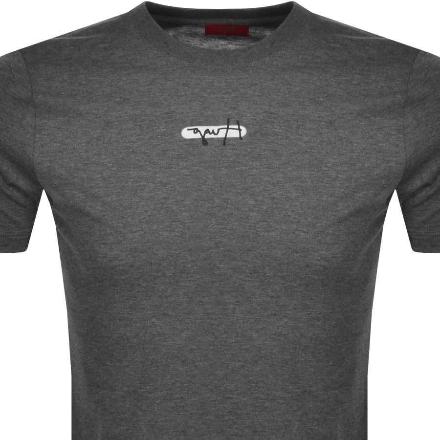 Alternative Image for ProductHUGO Durned Crew Neck T Shirt Grey2