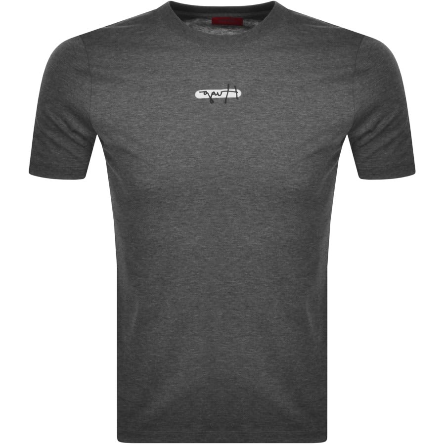 Alternative Image for ProductHUGO Durned Crew Neck T Shirt Grey1
