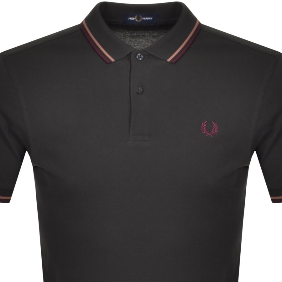 Alternative Image for ProductFred Perry Twin Tipped Polo T Shirt Grey2