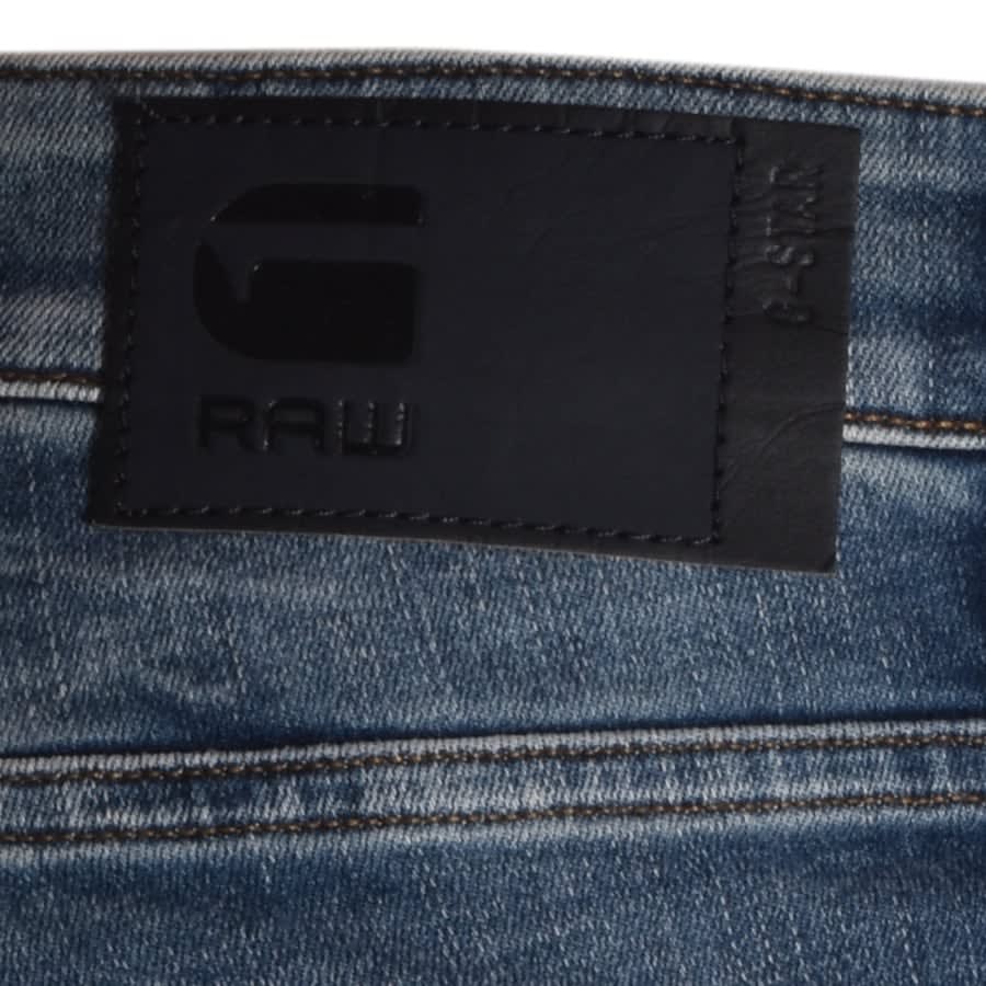 Alternative Image for ProductG Star Raw Revend Skinny Jeans Blue3