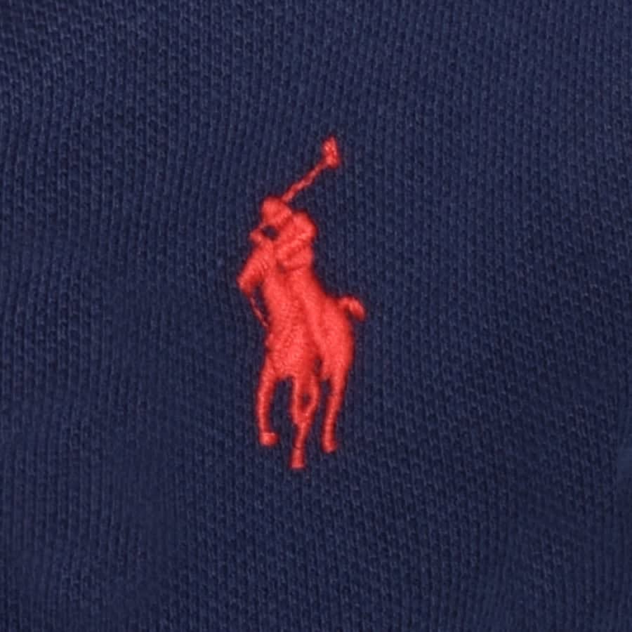 Alternative Image for ProductRalph Lauren Long Sleeve Polo T Shirt Navy3