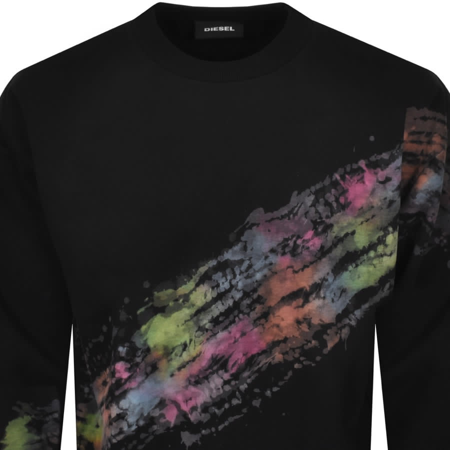 Alternative Image for ProductDiesel S Mart Sweatshirt Black2