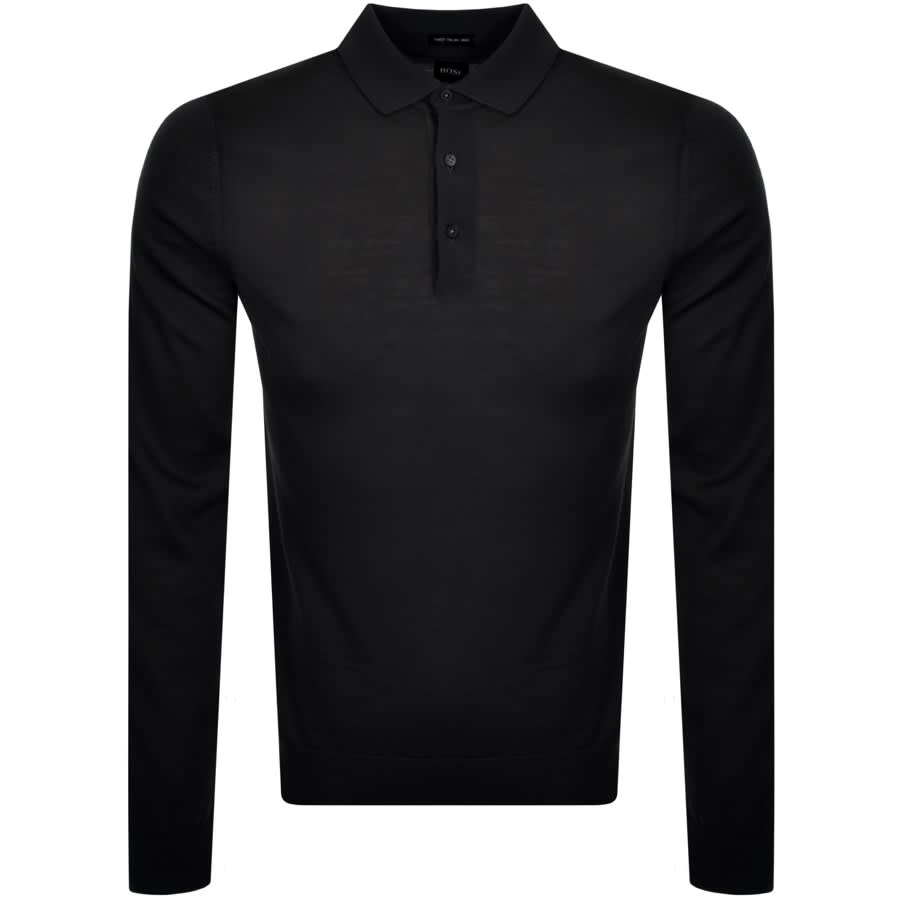 Alternative Image for ProductBOSS Dimauro Polo Knit Jumper Black1