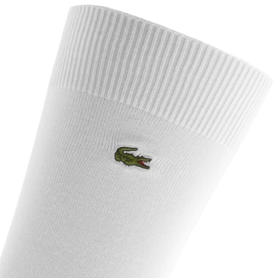Alternative Image for ProductLacoste Logo Socks White3