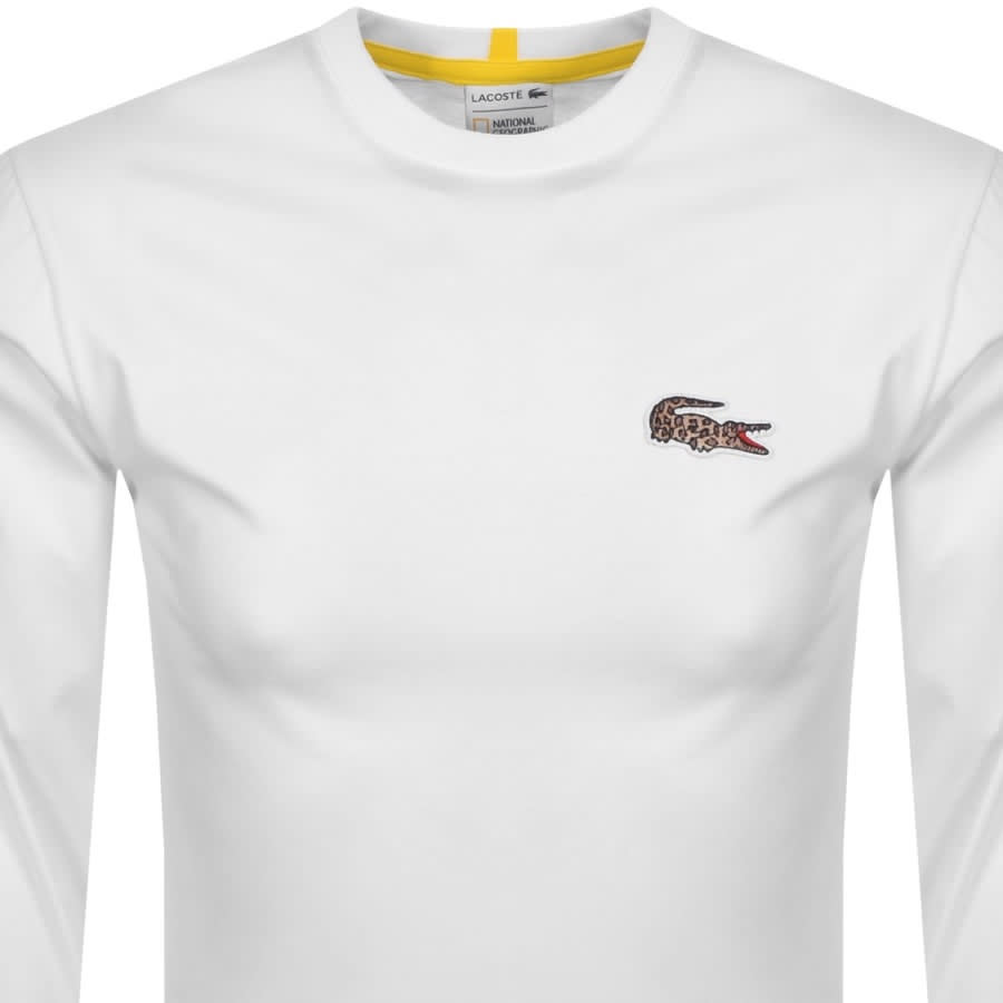 Alternative Image for ProductLacoste Live X National Geographic T Shirt White2
