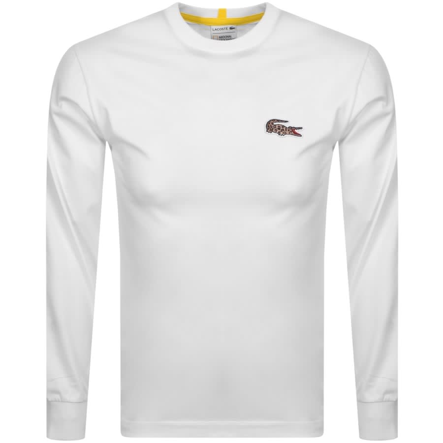 Alternative Image for ProductLacoste Live X National Geographic T Shirt White1