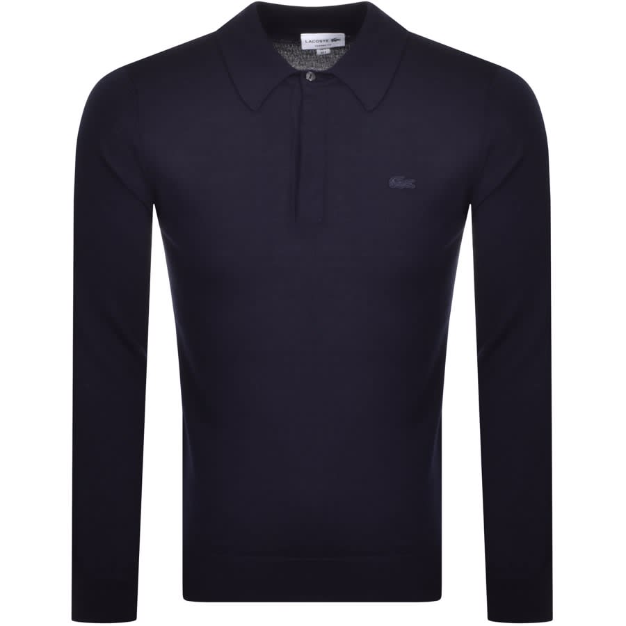 Alternative Image for ProductLacoste Knit Polo Jumper Navy1