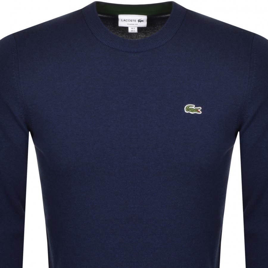 Alternative Image for ProductLacoste Crew Neck Knit Jumper Navy2