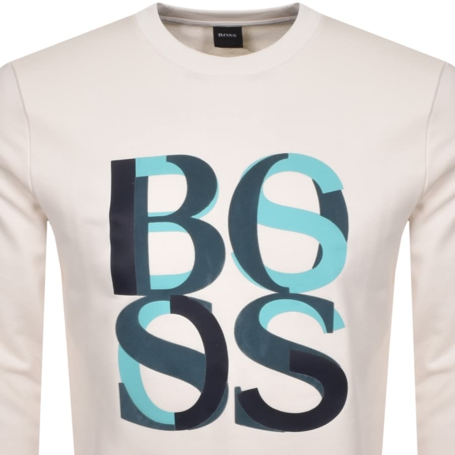 Alternative Image for ProductBOSS Stadler 47 Sweatshirt White2