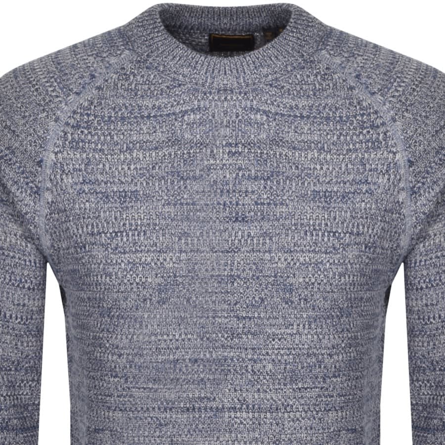 Alternative Image for ProductSuperdry Keystone Crew Neck Knit Jumper Blue2