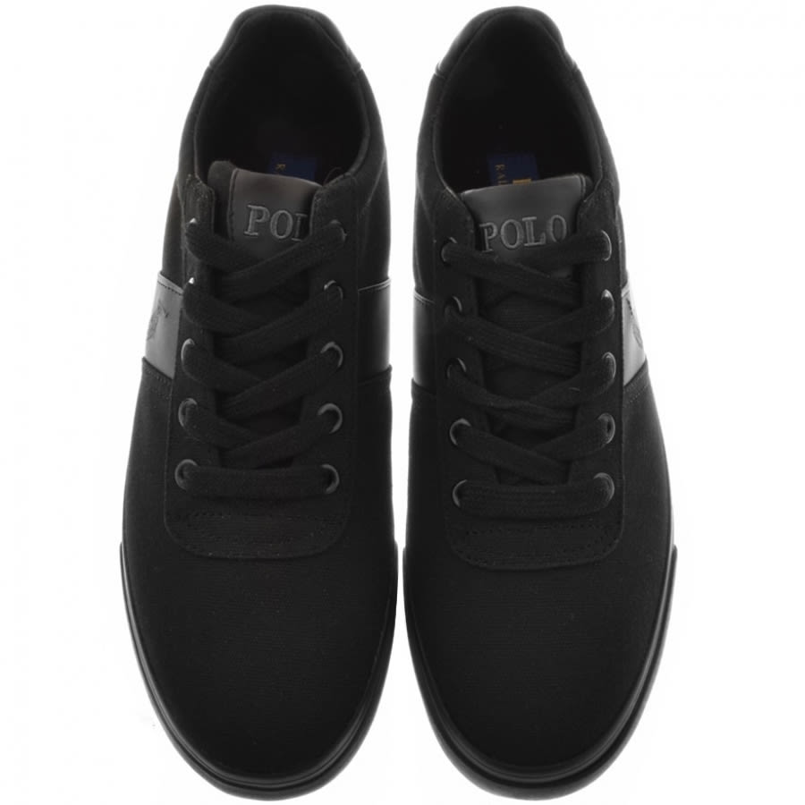 Alternative Image for ProductRalph Lauren Hanford Canvas Trainers Black3