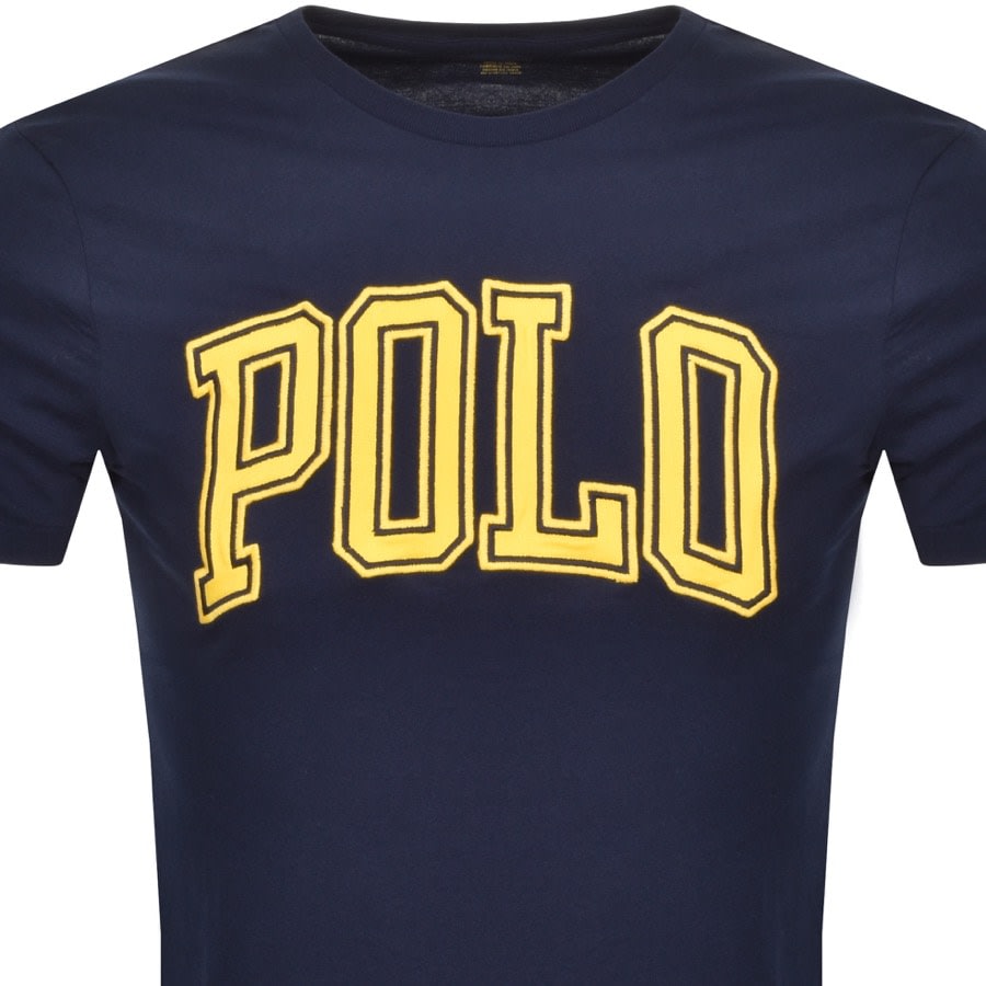 Alternative Image for ProductRalph Lauren Logo T Shirt Navy2