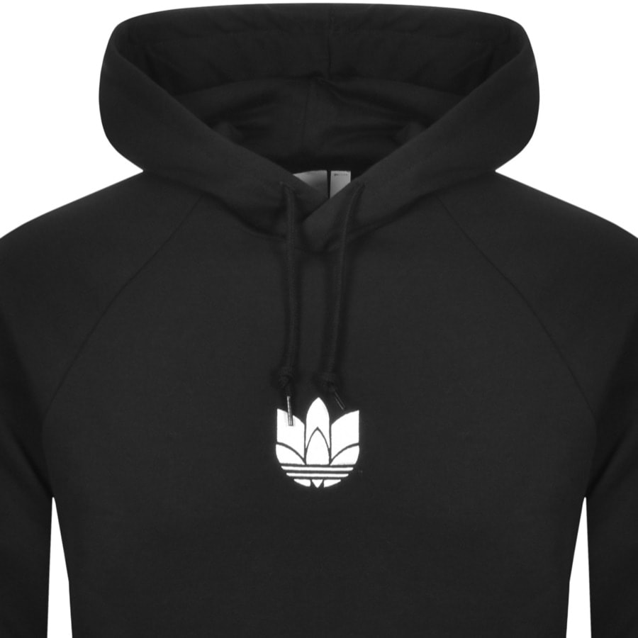Alternative Image for Productadidas Originals 3D Trefoil Logo Hoodie Black2