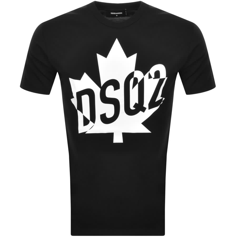 Alternative Image for ProductDSQUARED2 Logo Short Sleeved T Shirt Black1