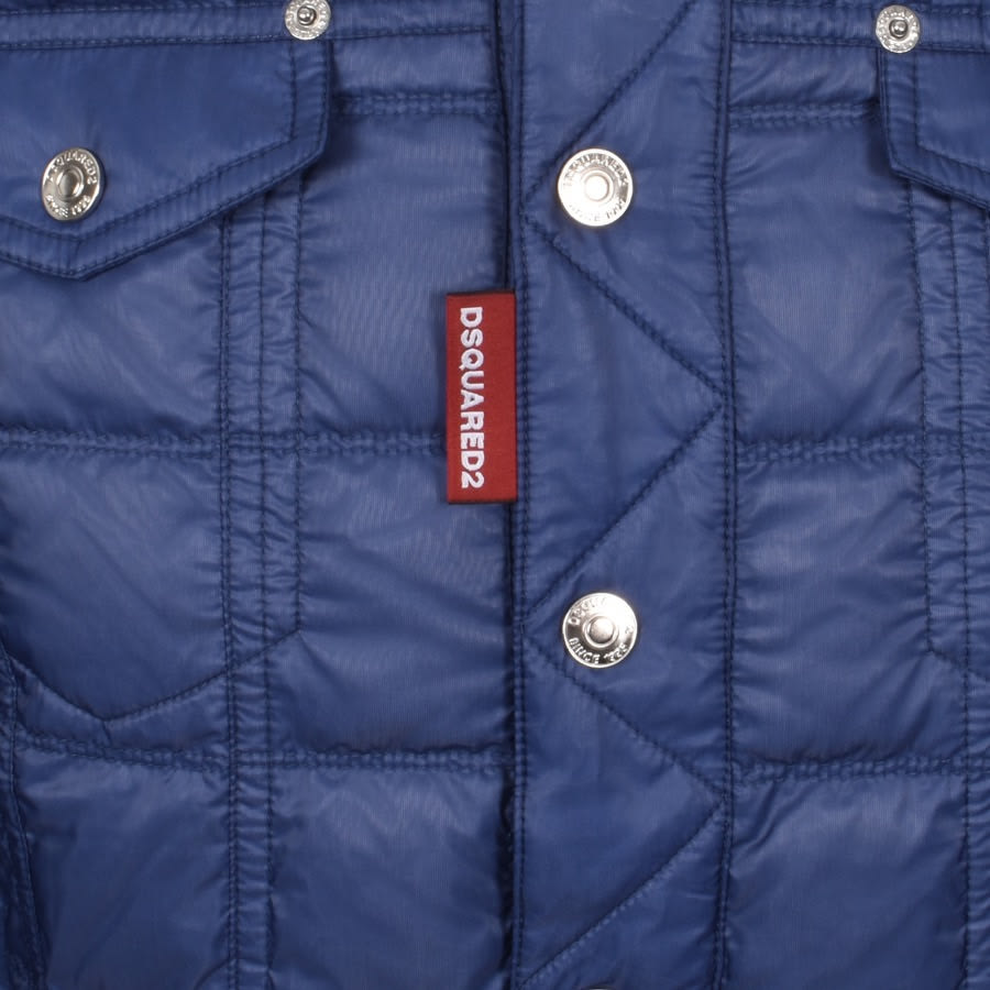 Alternative Image for ProductDSQUARED2 Sports Padded Jacket Blue3