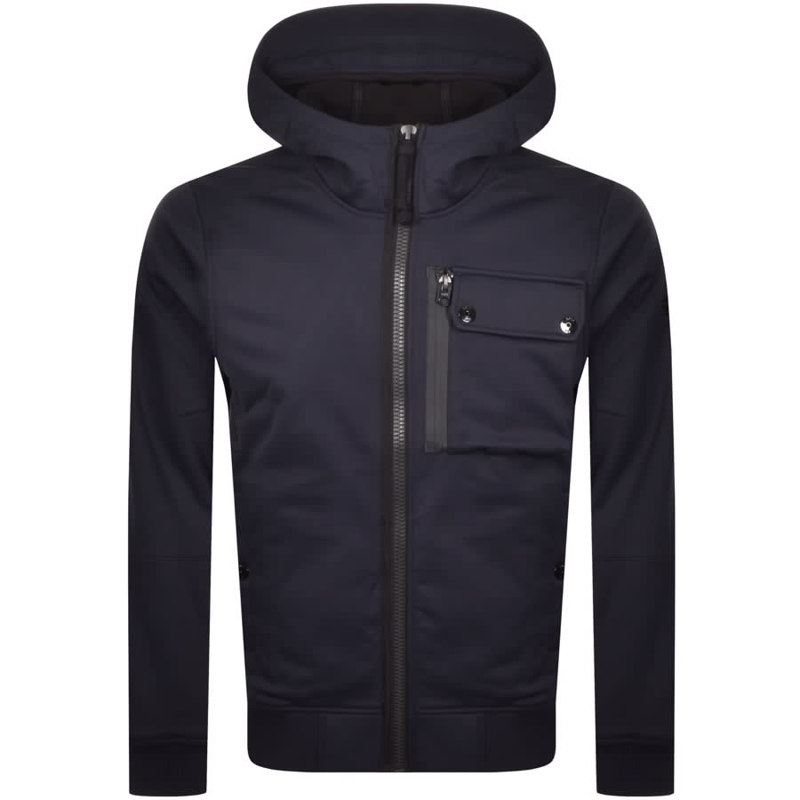 Alternative Image for ProductG Star Raw Utility Hooded Softshell Jacket Navy1