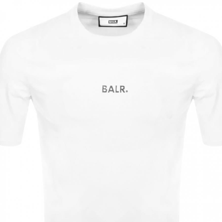 Alternative Image for ProductBALR Classic Straight Logo T Shirt White2