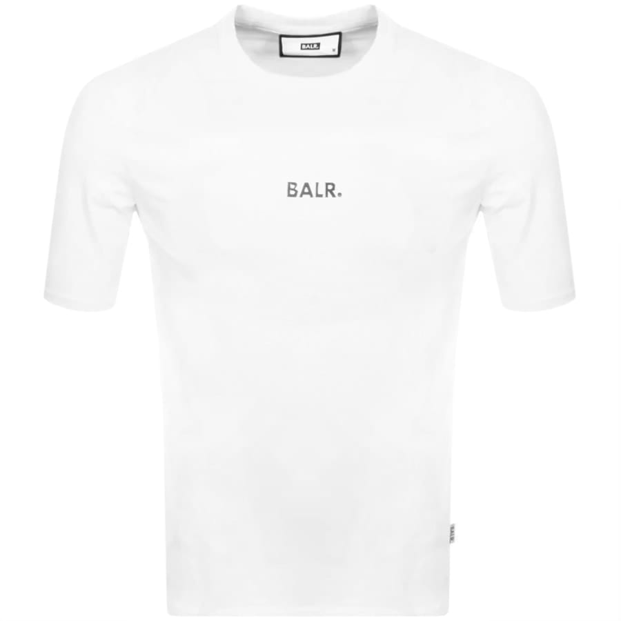 Alternative Image for ProductBALR Classic Straight Logo T Shirt White1
