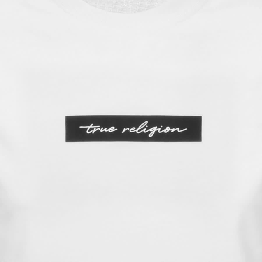 Alternative Image for ProductTrue Religion Box Script T Shirt White3