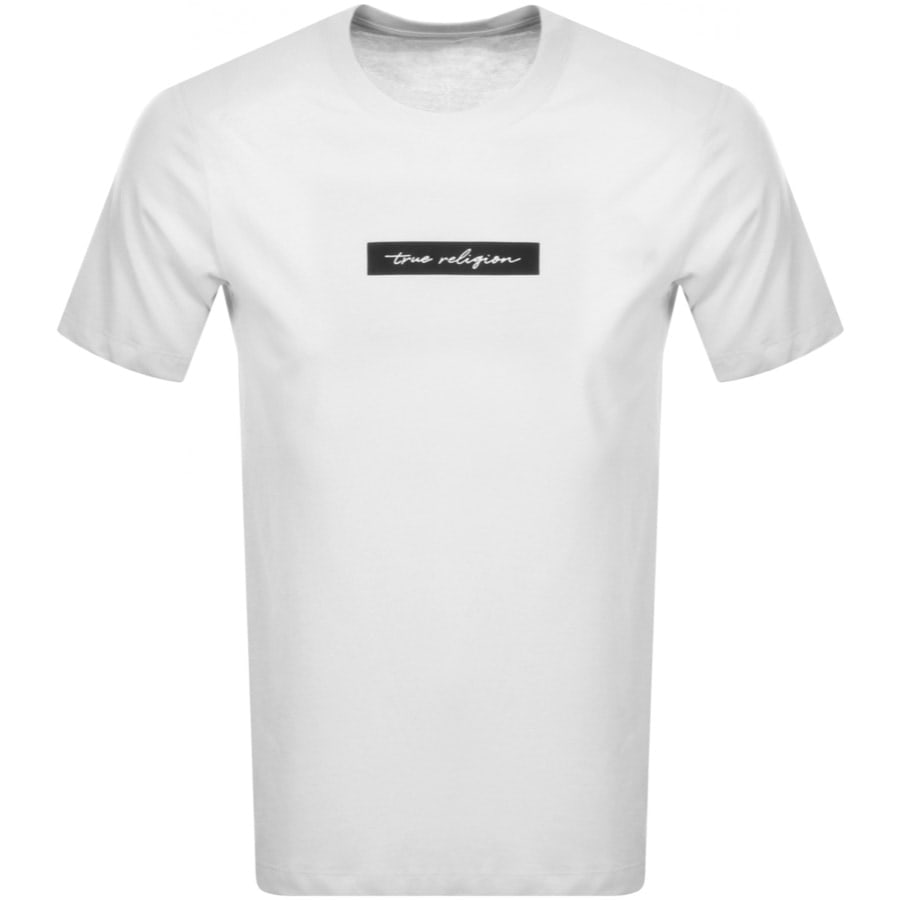Alternative Image for ProductTrue Religion Box Script T Shirt White1