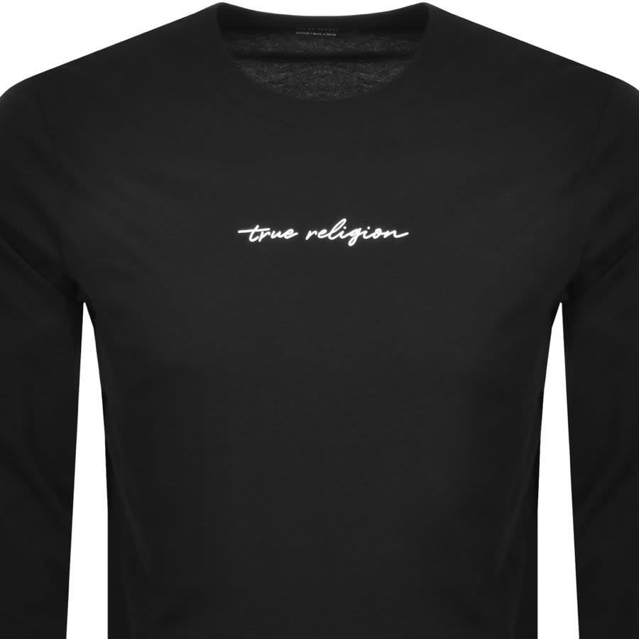 Alternative Image for ProductTrue Religion Long Sleeve T Shirt Black2