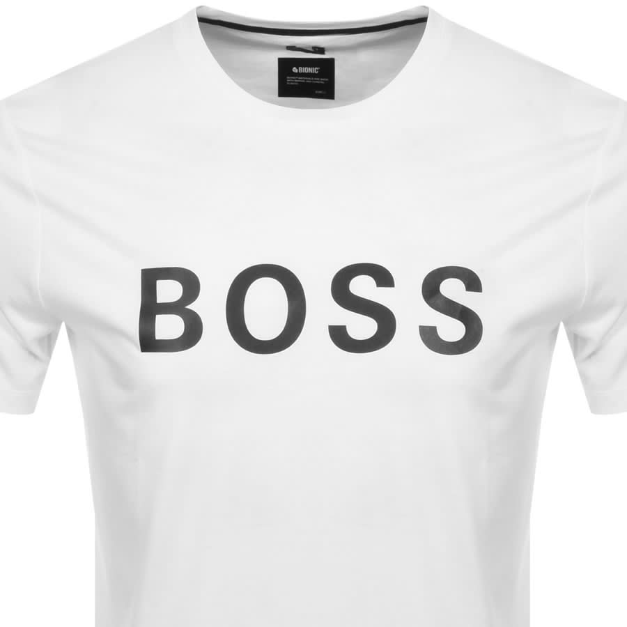 Alternative Image for ProductBOSS Crew Neck Tiburt Logo T Shirt White2
