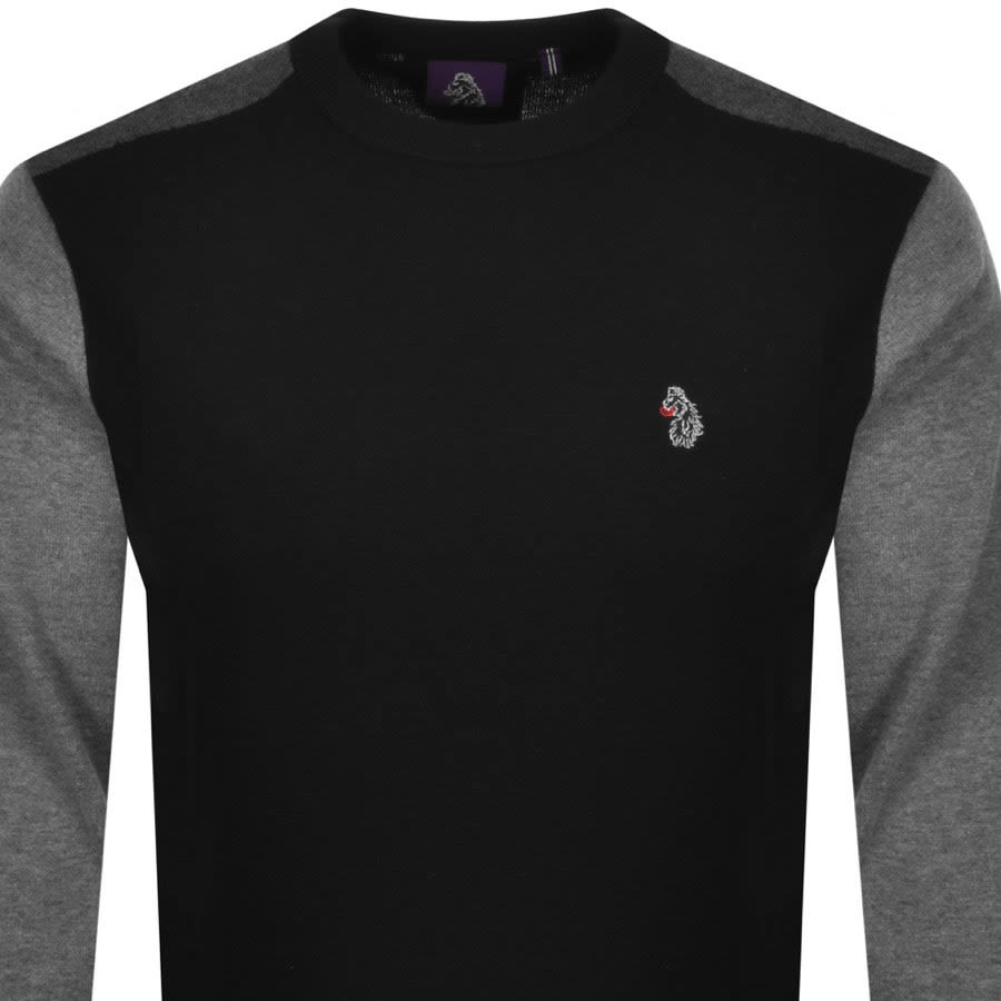 Alternative Image for ProductLuke 1977 Allmark Crew Knit Jumper Black2