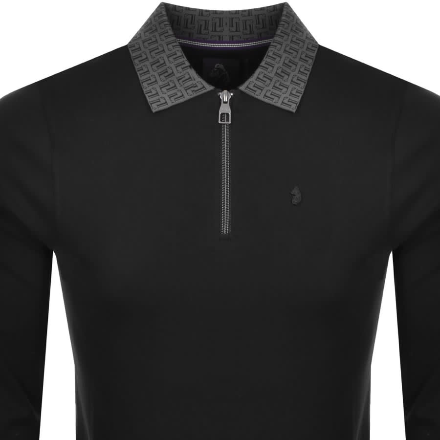 Alternative Image for ProductLuke 1977 Pollllo Long Sleeve Polo T Shirt Black2