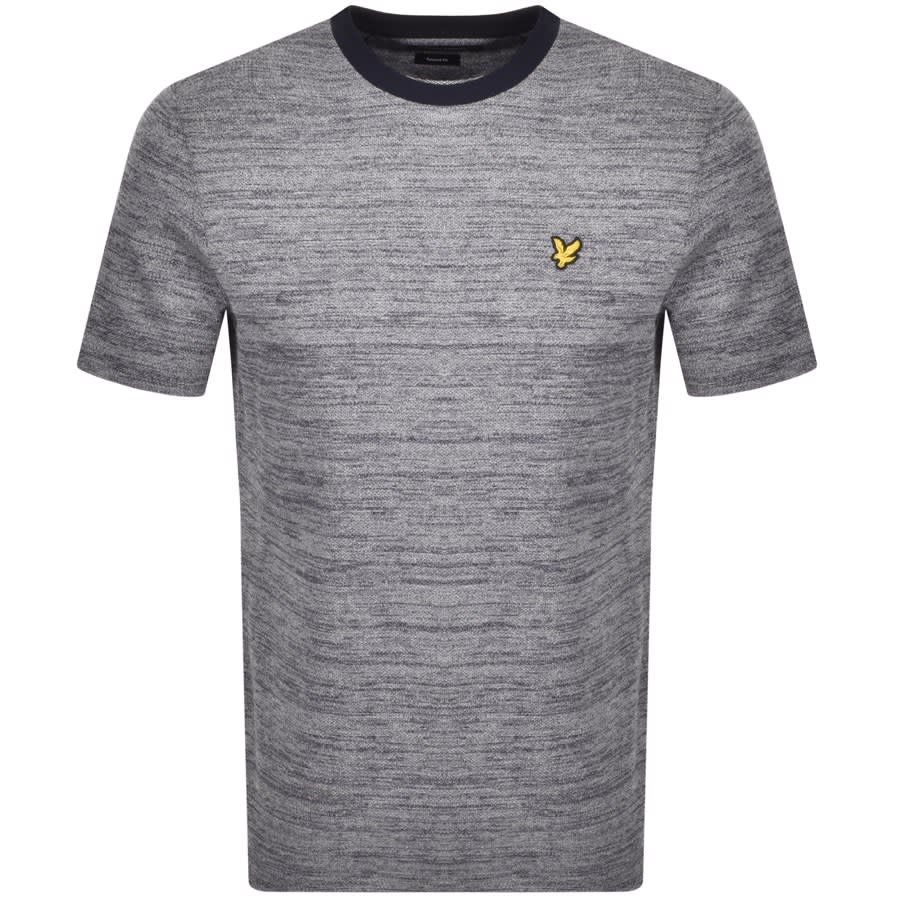 Alternative Image for ProductLyle And Scott Yarn Mix T Shirt Navy1