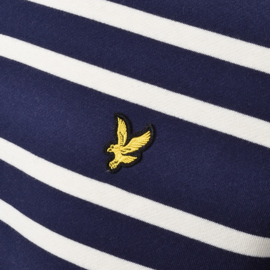 Alternative Image for ProductLyle And Scott Double Stripe Sweatshirt Navy3