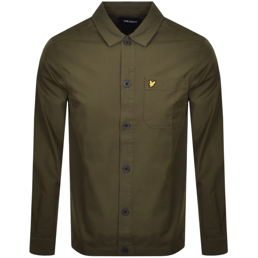 Alternative Image for ProductLyle And Scott Ripstop Overshirt Green1