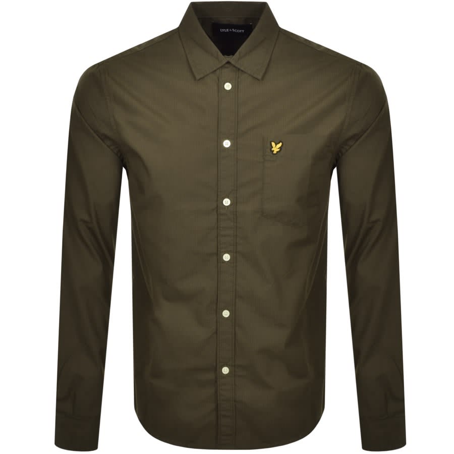 Alternative Image for ProductLyle And Scott Ripstop Overshirt Green1